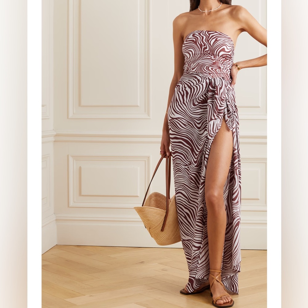 Faithfull the Brand Zinnea printed voile pareo
